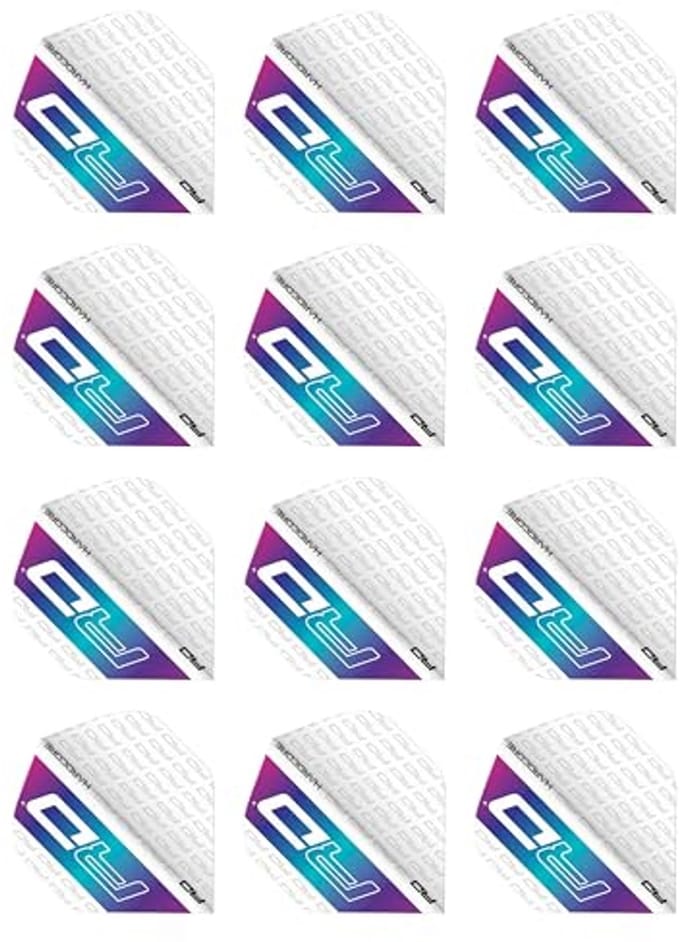 Hardcore XT RD Logo Rainbow Dart Flights - 12 Stuks