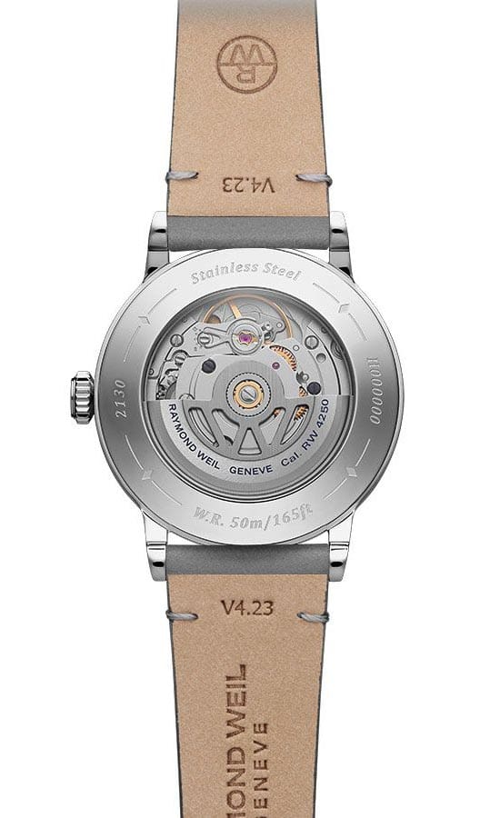 Raymond Weil Millesime 2130-STC-80001 Horloge - Leer - Grijs - Ø 35 mm