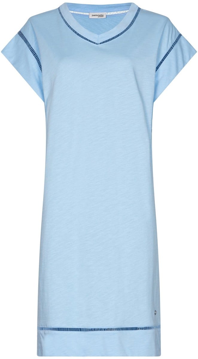 Pastunette Premium - Nachthemd - Skyway - Katoen - Blauw - Maat 40