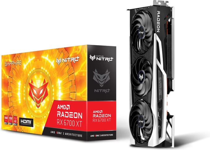 SAPPHIRE Radeon RX 6700 XT NITRO+ GAMING OC - 12 GB