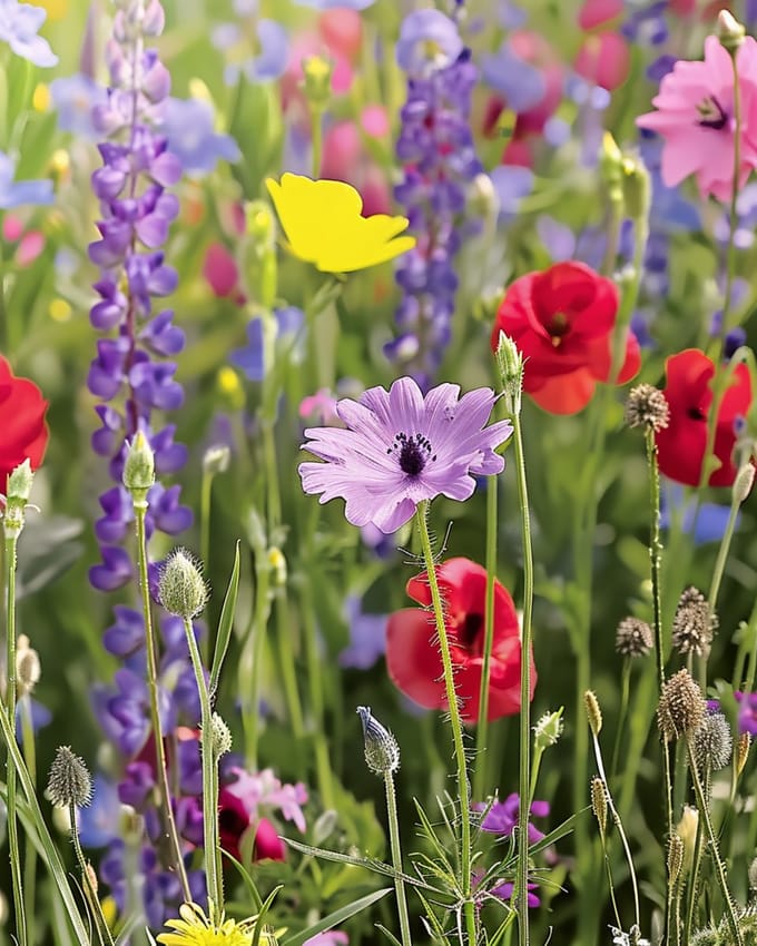 2 sets - Akkerflora Zaden Eenjarig Mengsel Veldbloemen