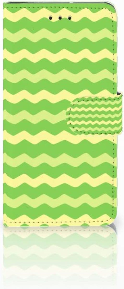 Motorola Moto G7 Play Telefoon Hoesje Waves Green