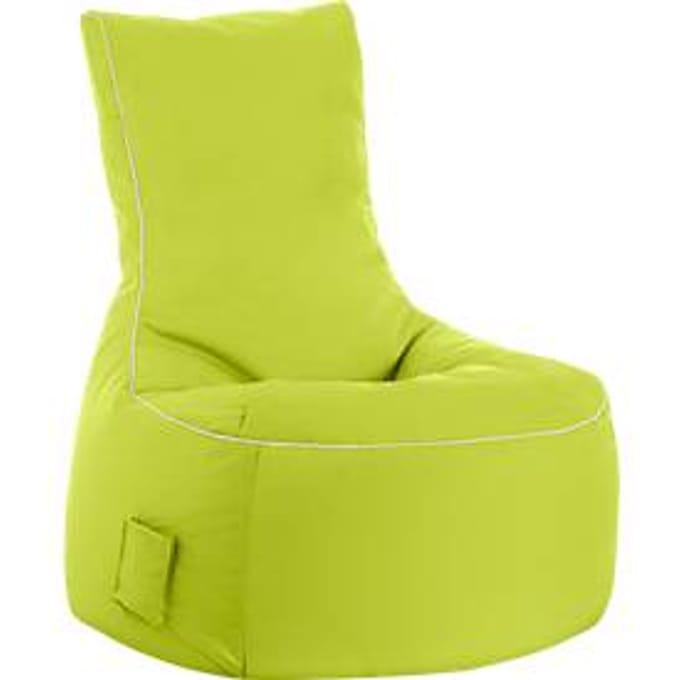 Zitzak swing scuba®, 100% polyester, wasbaar, B 650 x D 900 x H 950 mm, groen