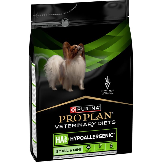Voordeelpakket: 2x3,8kg PURINA PRO PLAN Veterinary Diets Hypoallergenic Small & Mini Hondenvoer droog
