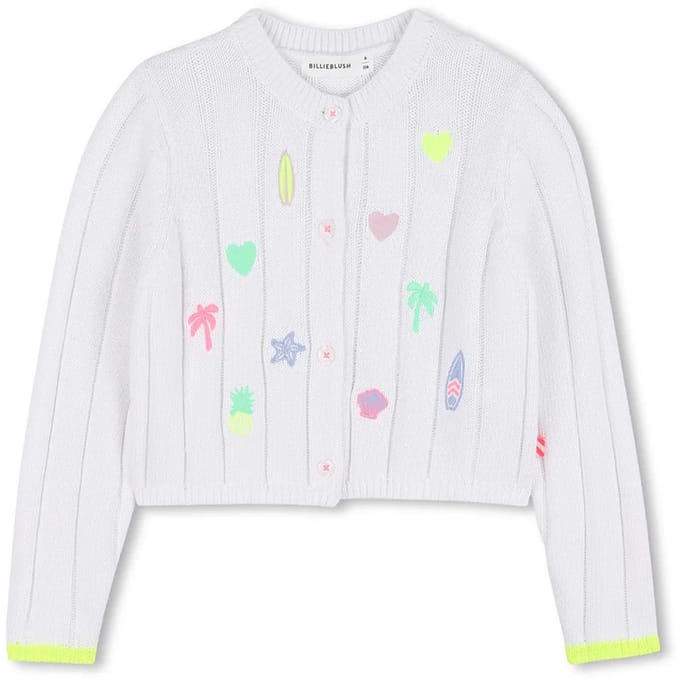 Billieblush U21912 Jas Wit 4 Years Meisje