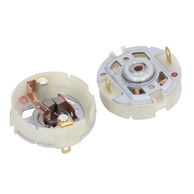 2 stuks RS550 koolborstelmotor met houderaccessoire voor boormachine/schroefmachine/elektrische schroevendraaier