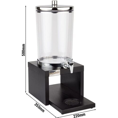 GGM Gastro Saftspender - BRIDGE - 6 Liter - inkl. Standfuß, 2 Akkus & Touchless Adapter