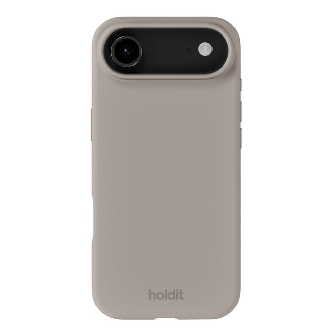 Holdit Silicone Case geschikt voor Apple iPhone Air - Taupe