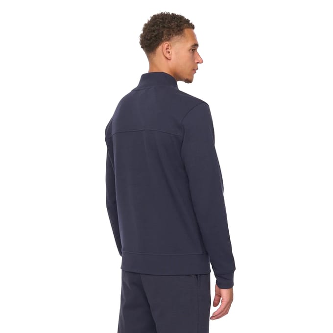 Duck and Cover Heren Slellmoore Kwart Rits Sweatshirt (Marineblauw)