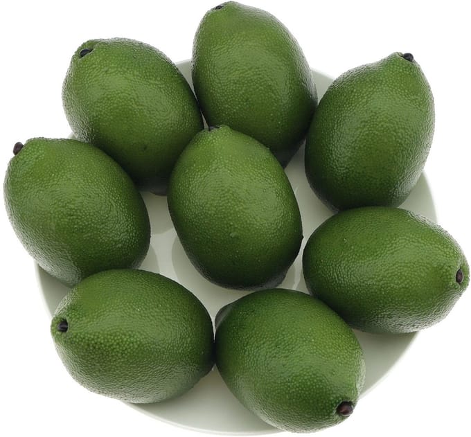 Dailygoods- Kunstfruit Levensecht - Decoratie Fruit - Kunstfruit Gemengd Fruit - Nep Fruit - Keuken Accessoires - 8 Stuks 8 cm - Nepfruit