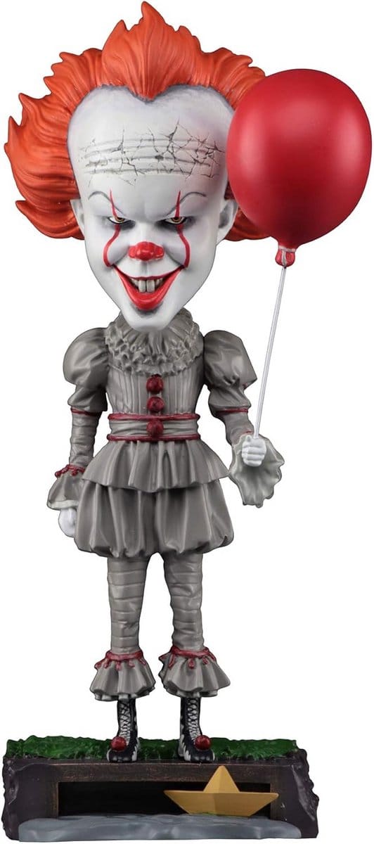 Griezelige Pennywise Hoofdknocker Figuur 20cm - Film I.T. (2017) Verzamelobject