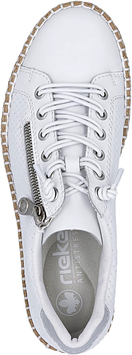 Lage sneakers van schapenleer