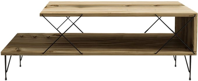 Asir - Salontafel - 100 x 50 x 40 cm - Eik - Asir
