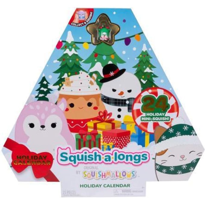 Squishmallows -a-longs Adventskalender 24-pack Poppetjes en figuren