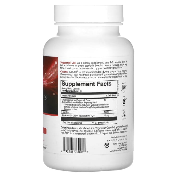 ecoNugenics - Circutol - 60 Capsules