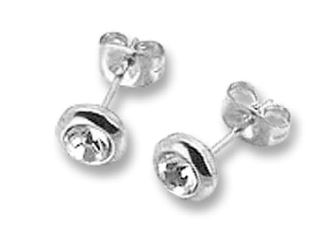 Amanto Oorbellen Ember - 316L Staal - Rond - ∅6mm