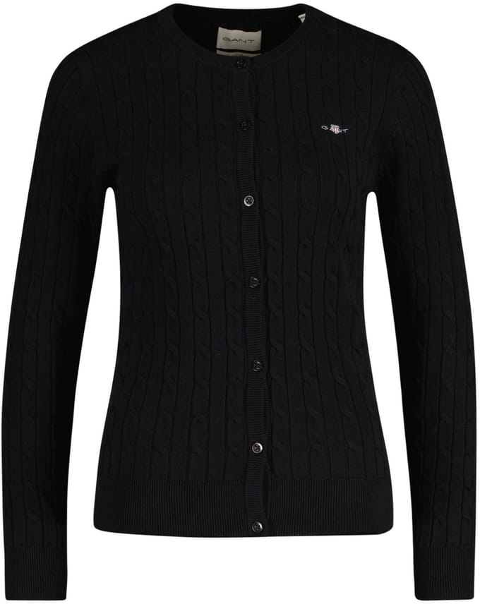 GANT Vest STRETCH COTTON CABLE CARDIGAN