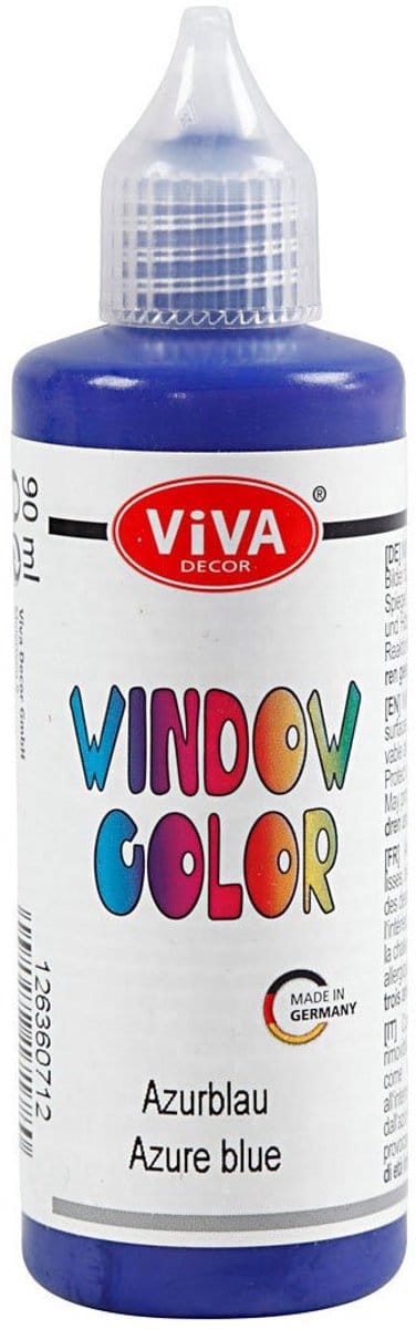 Glasverf - Azure - Viva Decor - 90 ml