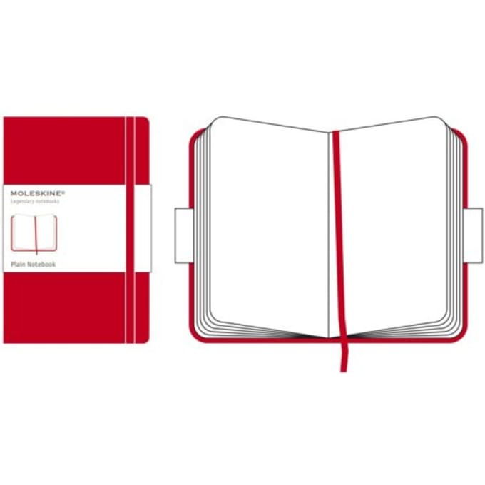 Moleskine Classic Notitieboek - Large - Hardcover - Blanco - Rood