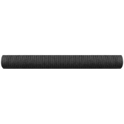 vidaXL - Privacynet - 195 - g/m² - 1,5x50 - m - HDPE - antracietkleurig