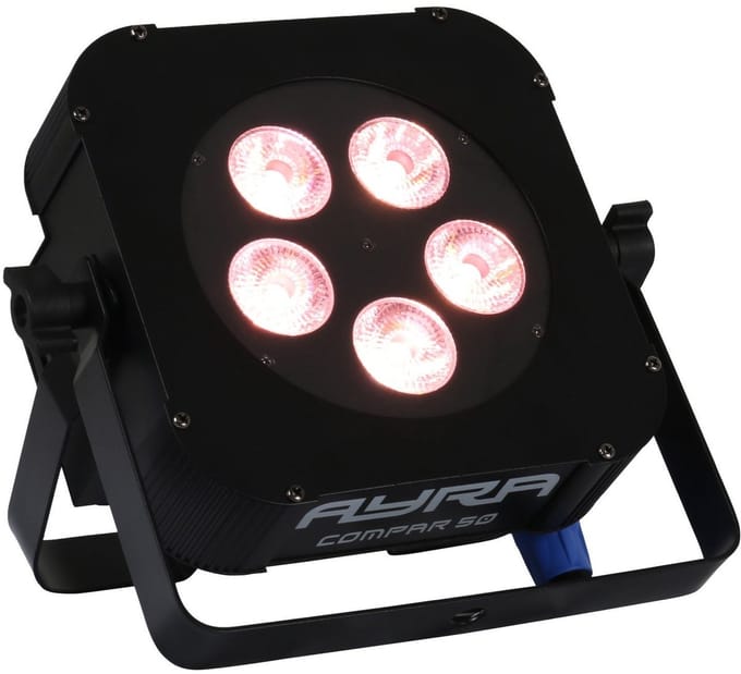 Lichtset - incl. statief, T-bar en DMX-kabel - Ayra Color Wash Pack - Wit