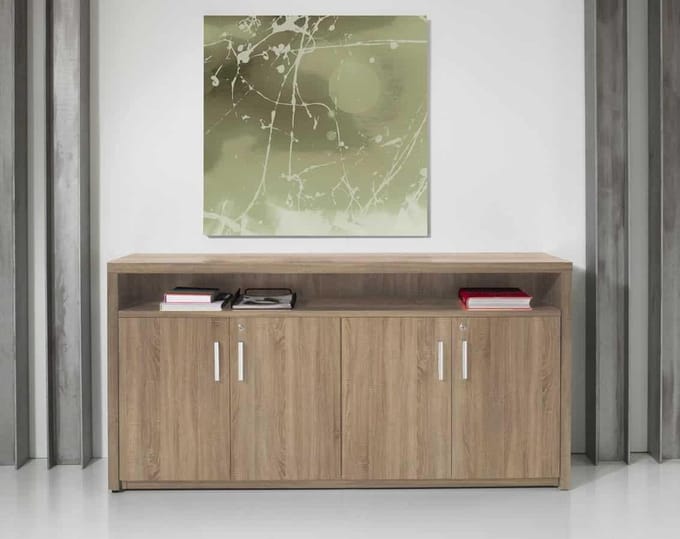 Dressoir kast van hout Chief 89x168x42cm​​ in Robson eiken