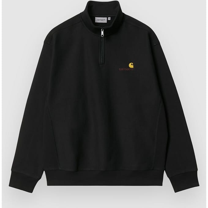 Sweatshirt met schipperskraag, model 'AMERICAN SCRIPT'