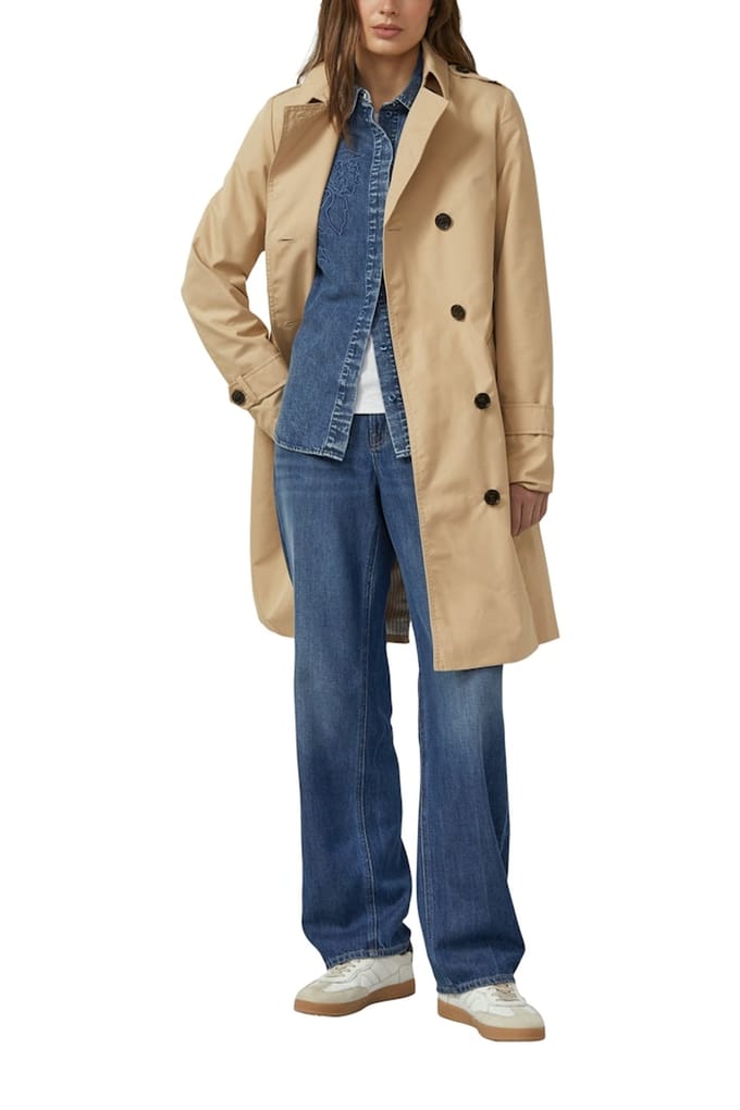 s.Oliver - female - Waterafstotende trenchcoat in een slanke pasvorm