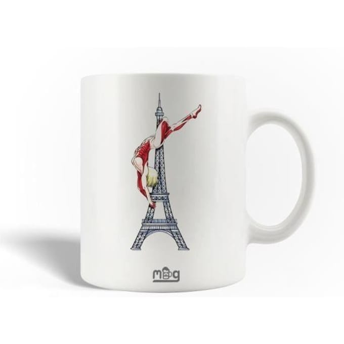 Mug en Céramique Attaque des Titans Anime Tour Eiffel