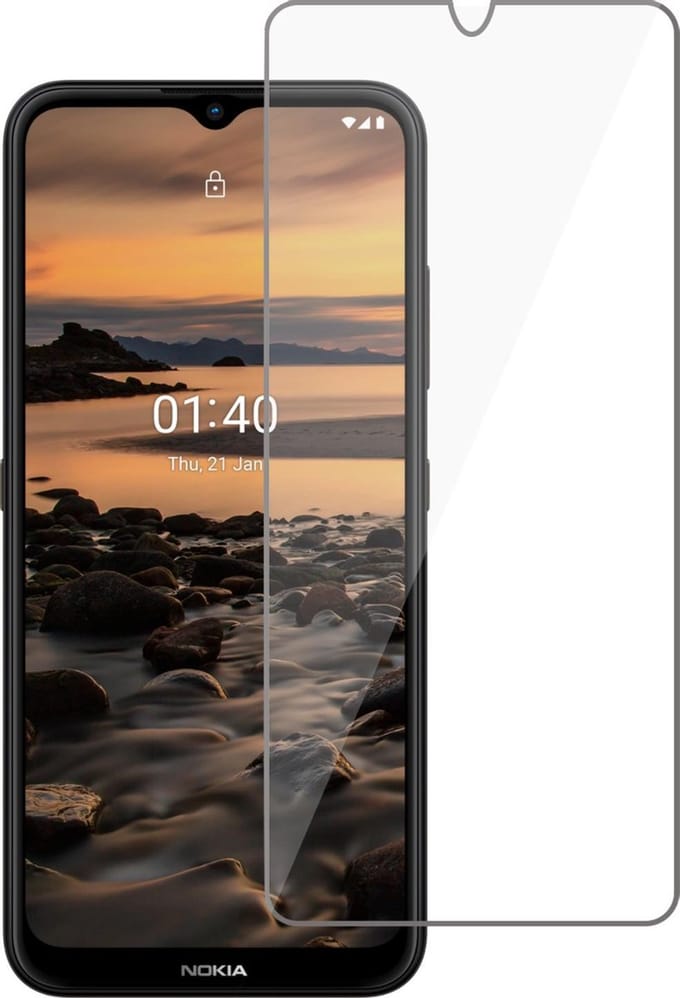 Screenprotector geschikt voor Nokia 1.4 - Glas Screen Protector