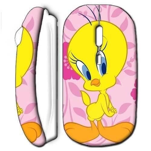 Tweety witte kartonnen draadloze muis