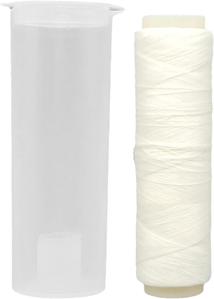 Visdraad Nylon - Vislijn Elastisch - Vissen Vistuig - Sterk Transparant Materiaal - Meerdere Diameters - Wit
