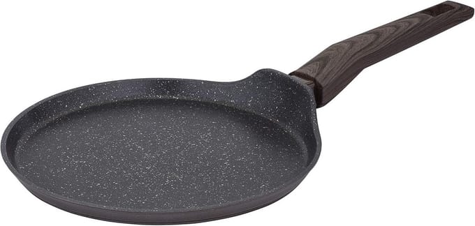 Pannenkoekenpan - Spiegelei pan - Ontbijt Bakken - Antiaanbaklaag - 24 cm - Zwart