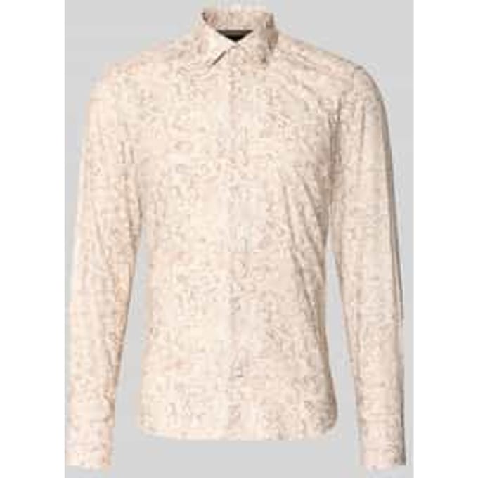 slim fit vrijetijdsoverhemd van mix van viscose en katoen model 'JSH-278Pio'