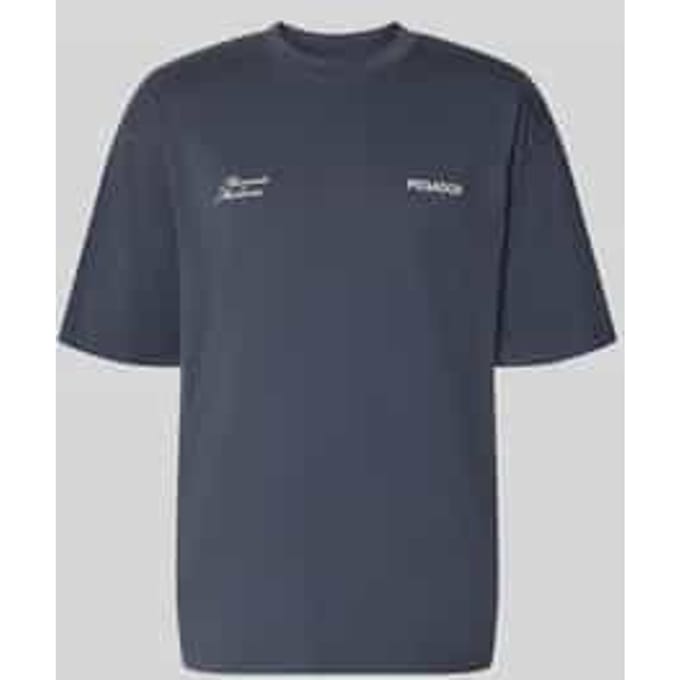 Oversized T-shirt met labeldetail model 'Rochefort'