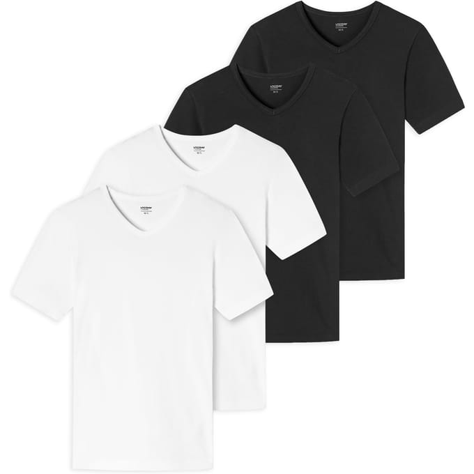 Uncover by Schiesser T-shirt Verpakking van 4