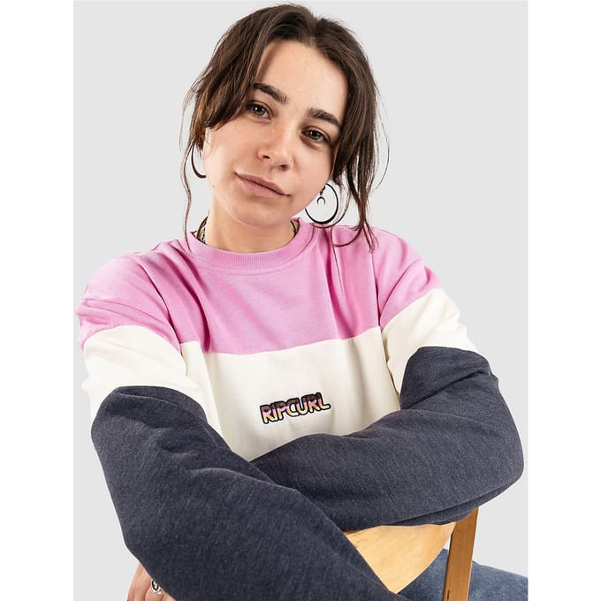 Rip Curl Las Dalias Colourblock Crew Sweater blauw