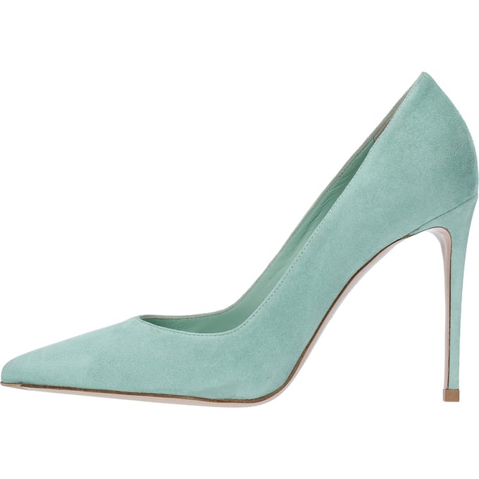 Le Silla groene schoenen met hakken