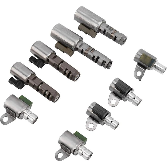 9 stuks 6-traps transmissie solenoïdekit Geschikt voor Toyota Lexus A960 A960E gray