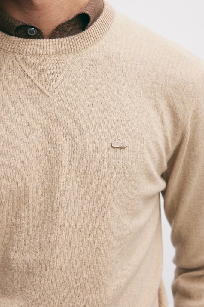 The Goodpeople Knox Sand Größe: S | Pullover Outlet | Herren | Braun