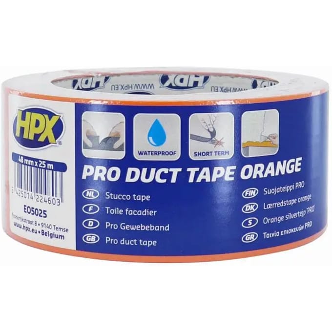 Universele reparatietape - oranje 50mm x 25m