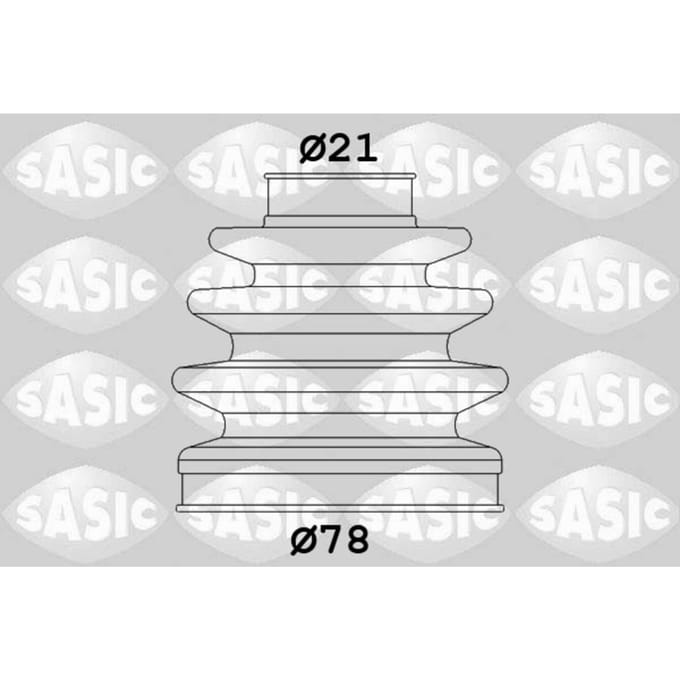 Balgenset, aandrijfas SASIC 1906013