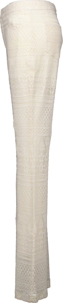Liu Jo Pizzo Macrame Tp Pants Broeken Dames - Creme - Maat 40