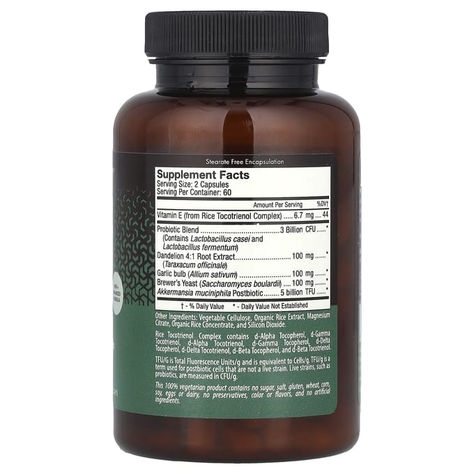 D'adamo, Polyflora®+ AB, Multifunctionele Probiotische Formule, 120 Plantaardige Capsules