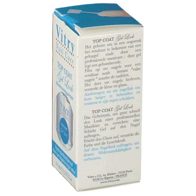 Vitry Nagelverzorging Top Coat Gel Look 10 ml