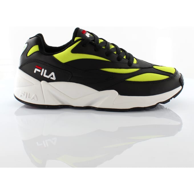 Fila V94M Laag Heren Zwart/Lime Trainers