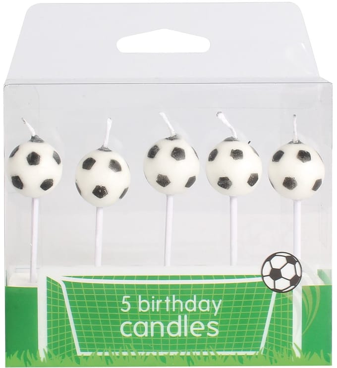 Culpitt Taartkaarsjes Voetbal 5st.