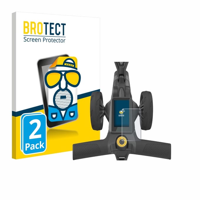 BROTECT - Screenprotector voor PowaKaddy CT10 - Folie Beschermfolie matte 2 Stuks
