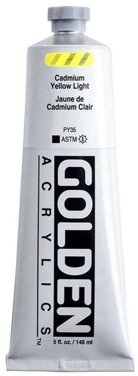Golden Heavy Body Acrylverf Cadmiumgeel Licht 148 ml