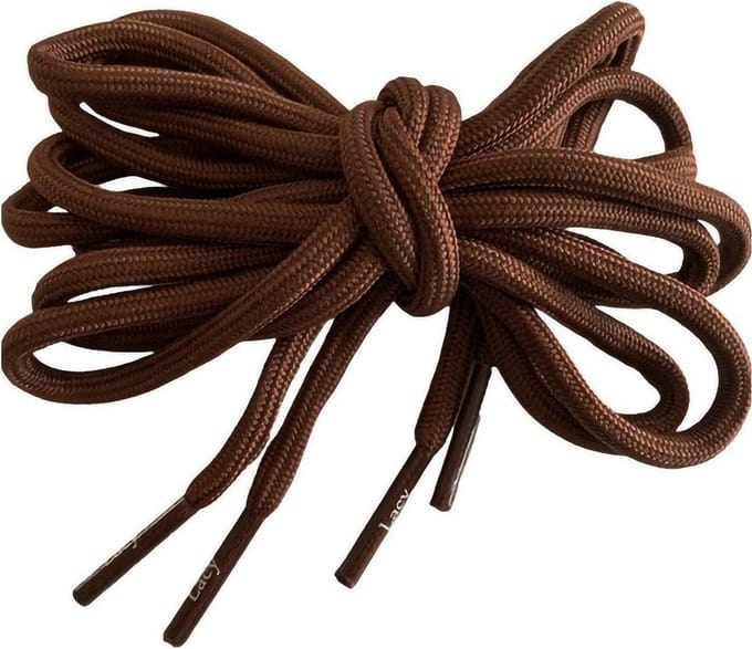 Schoenveter-rond - bruin - rond - 150 cm lang x 4 mm breed